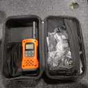 Motorola Solutions, Portable FRS, T605_H2O, Talkabout, Two Way Radios Waterproof Walkie Talkie Emergency Preparedness, Rechargeable, 22 Channel, 35 Mile, Orange W/Black, 2 Pack