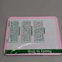 VUSIGN Small White Board Dry Erase, 8.5'' x 11'' Magnetic Dry Erase Board, Mini Whiteboard with Markers for Students, Fridge, Wall, Locker, Pink