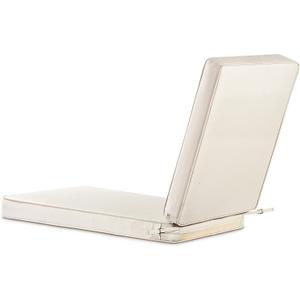 SUNROX All-Weather Fade-Resistant Lounge Chair Cushions DryFast Foam Chaise Lounge Cushions for Outdoor Furniture Patio Pool Lounge Chaise Cushions with Adjustable Straps 73x22 Inch, Cream