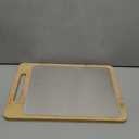 Titanium Cutting Board  Reversible Bamboo & Titanium Chopping Board with Juice Groove, Easy to Clean