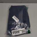 YoungsTex Navy Linen Curtains 63 Inch Length for Living Room, Dark Blue Semi Sheer Drapes Light Filtering with Bronze Grommet Privacy for Bedroom Decorative, 52 x 63 Inch, 2 Panels