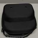 Black Hat Travel Case,Hat Case for Baseball Caps with Carry Handle and Adjustable Shoulder Strap Travel Hat Box for Travel and Home Storage