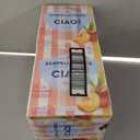 Sanpellegrino CIAO Peach Sparkling Water, Real Fruit Juice, 24 Pack (EXP 07/31/27)