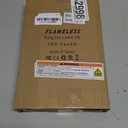 Homemory Waxy Flameless Taper Candles with Remote Timer Dimmer, LED Candlesticks Flickering, Battery Operated Window Candles, 9.6 Inches for Christmas Wedding Celebration Decor, Ivory, 6 Pcs