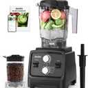 Aeitto Blenders for Kitchen with 1800W Motor, 68Oz. Large Capacity, 2-in-1 Blender & Grinder Combo, BPA-Free Countertop Professional Blender for Smoothies, Ice Crush, Frozen Drinks, Black