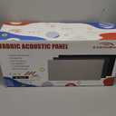 4 PCS Fabric Acoustic Panels,24''x12''x2'' Sound Proof Panels for Walls,Acoustic Wall Panels, Self-adhesive Soundproof Wall Panels for Echo Absorption for Home Studio Office (Grey)