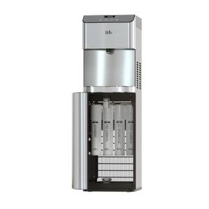 Brio Moderna Reverse Osmosis Bottleless Water Cooler Dispenser - Self-Cleaning, Dispenses Hot and Cold Water, TDS Meter, Child Safety Lock, Digital Display and LED Light (Stainless Steel)