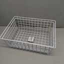 Orgneas Freezer Organizer Bins, Upright Freezer Basket Drawer Organizer Bins, Better Air Circulation Metal Wire Storage Container Bin For Chest Deep Freezers, Easy Sort & Get Food, 1 Large 1Medium