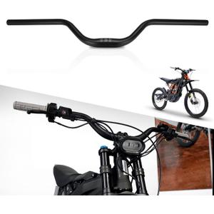 JFG RACING Sur Ron Handle Bar,Motorcycle Handlebars 7/8'' 22MM Aluminum Riser Swallow Handle Bar for Sur Ron Surron Light Bee X/S Segway X260 X160 Electric Dirt Bike Ebike Black