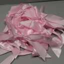 YKW 2 Pack Pink Ribbon Banner (8ft Each) - Party Decoration Garland for Bachelorette, Girls Night, Bridal Shower, Baby Shower, Birthday Celebration, Coquette Room Decor (Pink-Diagonal Cut)