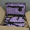 MDSTOP Walker Basket with Tray, Walker Tray for Folding Walker, Walker Accessories for Seniors, Non-Slip Surface, Universal Fit for Standard Walkers, Ideal for Meals, Drinks & Reading (Purple)