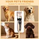 Dog Clippers for Grooming, Low Noise, Electric Quiet, Adjustable Clipper Comb for Dog Grooming Kit, cat Supplies Pet Hair Clippers Grooming kit for Dogs at Home