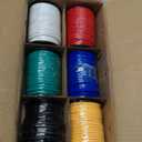 14 Gauge Wire - 600FT, 100ft Spool, 6 Colors, Copper Clad Aluminium, Low Voltage, Hookup Wire Kit for Breadboard/Automotive/DIY/Battery