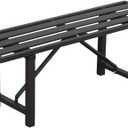 Plant Stand - Indoor/Outdoor Extra-Sturdy Aluminum Plant Stand with 300 LBS Capacity (L37.8 x W11.4 x H13.8 inch)