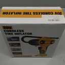 Tire Inflator Air Compressor Compatible with DeWalt 20V Battery Power, LIVOWALNY 160PSI Cordless Portable Electric Air Pump with Digital Pressure Gauge for Car Motorcycles Bike Ball Auto (No Battery)