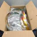 Wind Spinner for Garden and Yard - Large Metal Kinetic Wind Sculptures for Outdoor Decor Multi-Color olar Powered Glass Ball - Garden Decoration - 80 Inches Tulip Yard Art