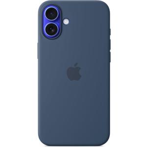 Apple iPhone 16 Plus Silicone Case with MagSafe and Camera Control: Lightweight Phone Case, Wireless Charging Compatible, Smooth Matte Finish; Denim