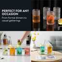 Elixir Highball Glasses Set of 4 - Durable Quality & Dishwasher Safe Tall Drinking Glasses - High Ball for Water Cocktails and Mixed Drinks - Crystal Clear Glass - Bar Glassware