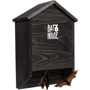 Bat Houses for Outdoors for Tree, 2 Chamber Bat Boxes for Outside to Attract Bats to Land and Roost, Durable and Easy to Hang
