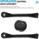 Front Upper Complete Control Arm Assembly for Jeep Cherokee 91-01, Comanche 91-92, Grand Cherokee 93-98, Wrangler 97-06 Suspension Kit K620244-2pc Set