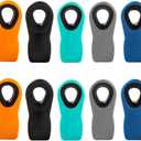 Chip Clips Bag Clips Magnetic Bread Bag Food Package with Silicone Textured Mouth, 10 Pieces in 5 Colors