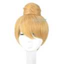 Angelaicos Women's Prestyled Buns Party Anime Cosplay Costume Wig Short Blonde