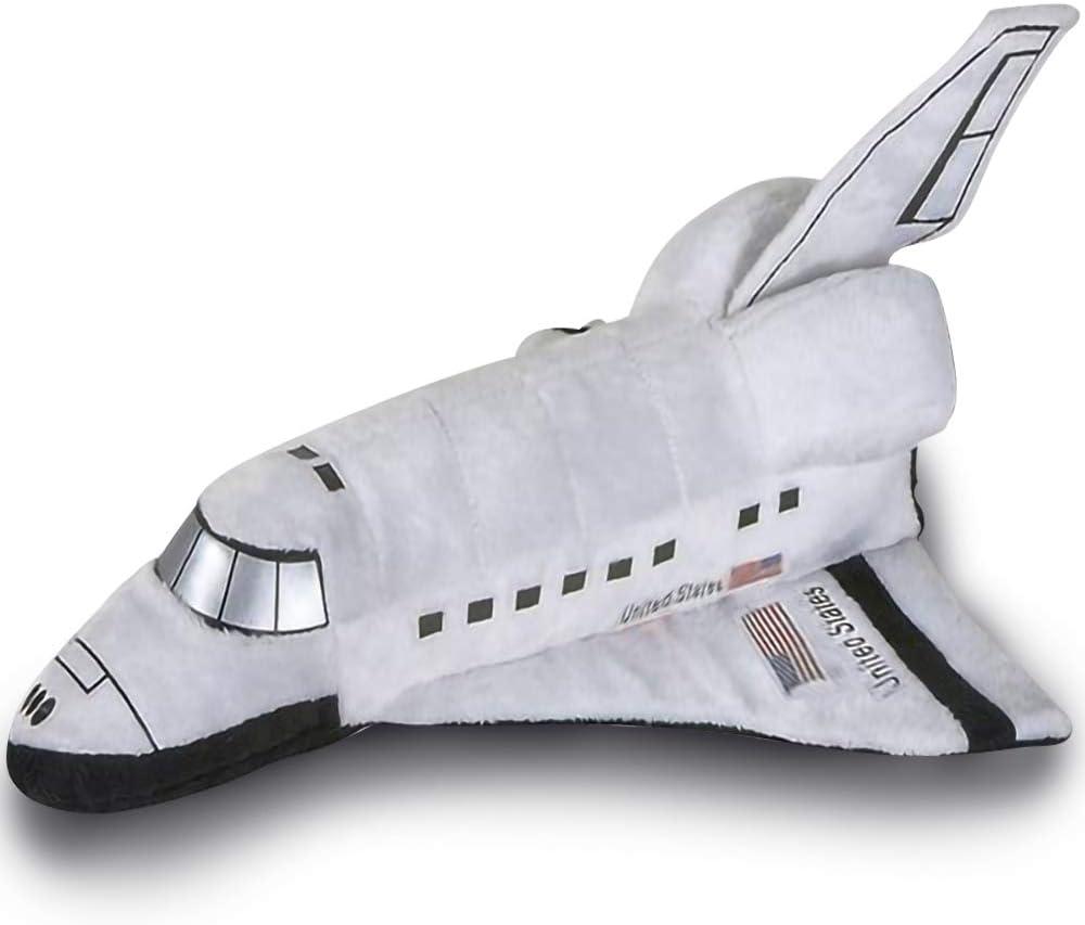ArtCreativity Stuffed Space Shuttle Plush Toy for Kids  14.5 Inch Soft and Cuddly Astronaut Spaceship - Cute Nursery Dcor and Bedtime Toy, Best Gift for Birthday or Baby Shower