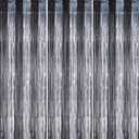 DECOCKRAT 3 Pack Foil Fringe Backdrop - Purple Shiny Tinsel Curtains for Party Decoration/Photo Booth Props - 3.3x8.2 FT Metallic Foil Backdrop for Birthday, Wedding, Graduation, Christmas.