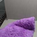 Purple Fluffy Round Area Rugs for Bedroom,3'X3'Shag Circle Area Rugs for Girls Room,Non Slip Fuzzy Plush Rug for Kids Room Living Room and Dorm Home Decor Rug