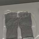 Rahhint Alpaca Wool Fingerless Gloves for Men Women Half Finger Winter Knitted Gloves for Fishing Hunting Driving Typing (Medium, Dark Grey)