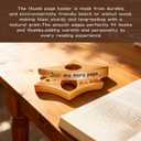 5 x 2Pcs Just One More Page  Personalized Book Page Holder,Wooden Book,Custom Name Thumb Spreader,Valentines Day Gift,Reading Gift for Book Lovers & Kids(Walnut,Beech)