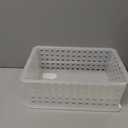 iDesign Portable Shower Caddy Basket with Handle for Dorm or Bathroom - Clear/Frost - Made in USA