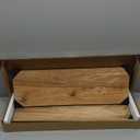 24" Rustic Elm Wood Floating Shelves, 8 Inch Deep Wall Shelves for Home Decor, Wall Mounted Floating Shelf with Invisible Bracket, Heavy-Duty Storage & Display Shelf for Living Room, Kitchen, Set of 2