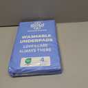 Accompagner Waterproof Reusable for Adults and Pets Washable Pee Pads for Dogs Changing Pad Large Dog Bed Size Adults Incontinence Bed Pads - Non-Slip Leak-Proof (Green, 24"x24"(Pack of 4))