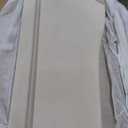 Teddy Fleece Full Size Upholstered Daybed with LED Light and Trundle,Modern Wood Platform Bed W/Side Stripes,Easy Assembly,for Bedroom,Living Room,Guestroom,Beige