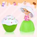 Beautiful Cake Doll Toy Surprise Cupcake Princess Doll Toys for Children Kid Transformed Scented Girls Funny Game Gift (6PCS)