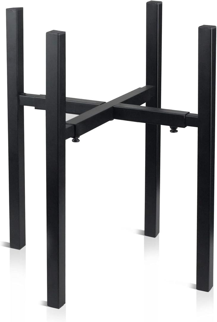 Water Filter Dispenser Counter Stand Beverage Drink Dispensers Stand Fits Countertop Gravity Water Dispensers (Adjustable Width 9.84'' Up to14.17'') (Black)