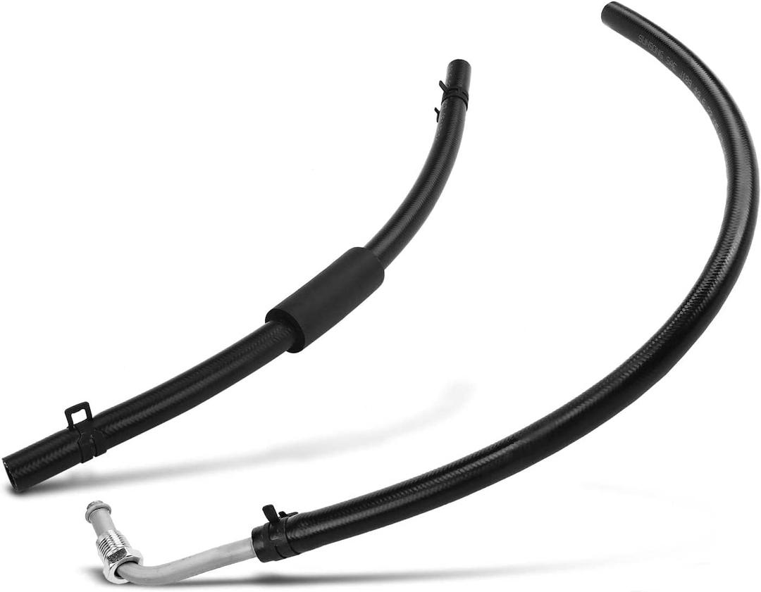 A-Premium Power Steering Hose Return Hose Line Assembly Compatible with Dodge Dakota 2005-2010 Mitsubishi Raider 2006-2009 2-PC Set