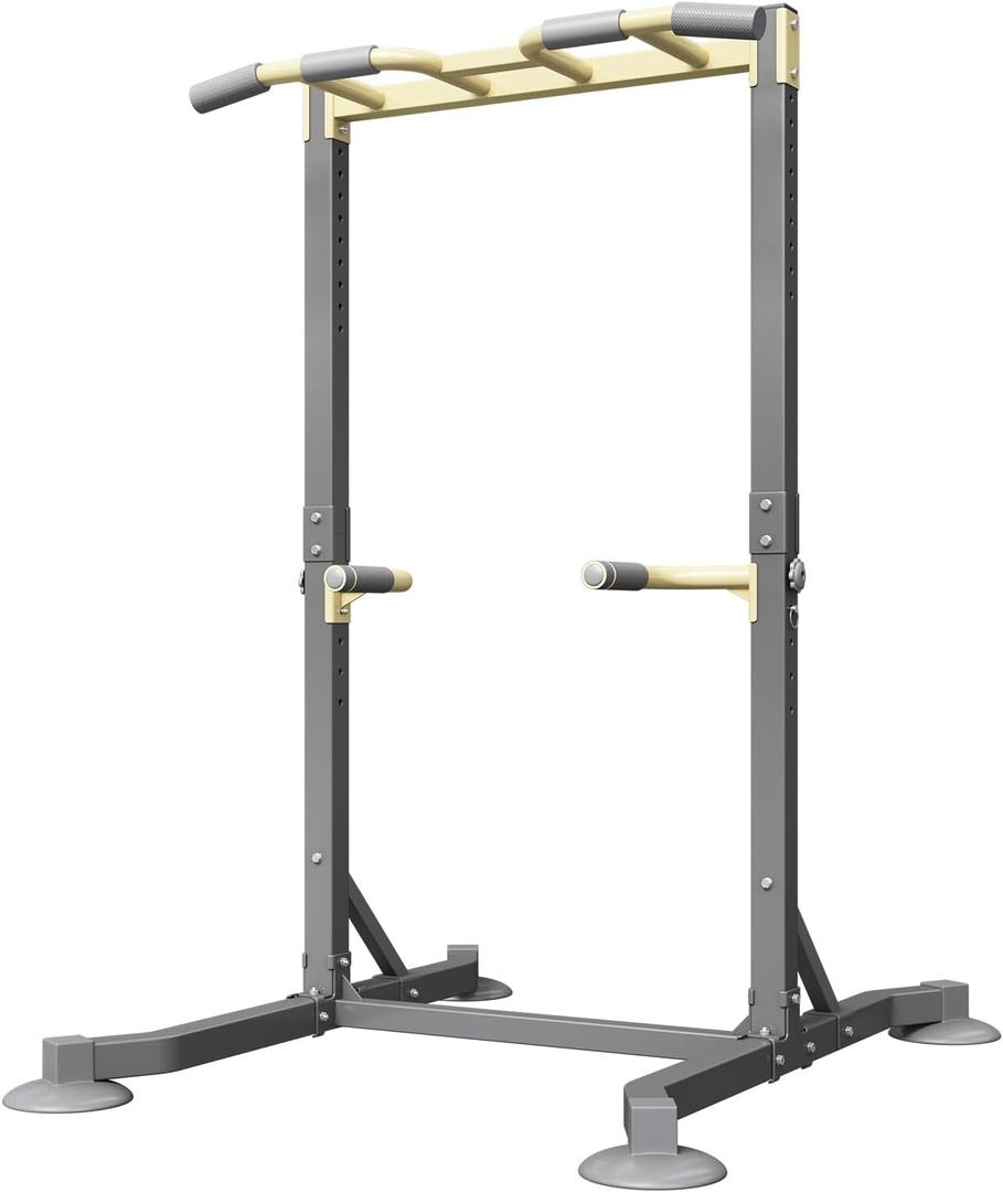 DONIUZ Multi-function Pull Up Station, Portable Workout Equipment with Pull Up Bar and Dip Station for Home Gym, Support 600lbs