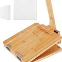 Premium Wooden Tortilla Press, Tortilla Press 10 Inch, Tortilla Maker With 50 Pieces Parchment Paper For Tortillas Roti Burrito, Mexican Tacos, Patacones Square