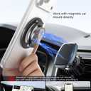 SUPERONE Magnetic Ring Holder for MagSafe Dual-Side Magnetics, Removable Gym Phone Grip with Kickstand for iPhone 17/16/15/14/13/12/ Series MagSafe Case All Phones Compatible with Magnetic Car Mount