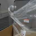 Wall Mount Mirror for Bathroom, Brushed Silver Metal Framed Rounded Corner Rectangular Vanity Mirror (20" x 30", Silver)