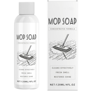 Mteawl Mop Soap for Floor Cleaning, 120ml Scented Mop Cleaner Soap, Scented Mop Soap Household Supplies Cleaner for Home, Kitchen, Floor 2 Pack