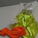 Toddler Baby Girl Christmas Costume Outfit Furry Sleeveless Romper Overalls Headband Leg Warmer Plush Xmas Clothes (12-18 Months, Green)