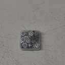 PLIGREAT 20 Pcs Sunflower Zipper Pulls Silver #5 Replacement Repair Kit Universal for Jacket Luggage Bag Tailor Shop Accessories Fashion Metal Slider for Nylon Coil Zippers