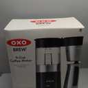 OXO Brew 9-Cup Coffee Maker  Stainless Steel, Programmable Coffee Machine with Single Serve or Full Carafe Options, SCA Certified Home Brewer