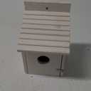 Wooden Bird Houses for Outside with Pole, Weatherproof Birdhouse for Finch,Bluebird,Cardinals, Hanging Birdhouses