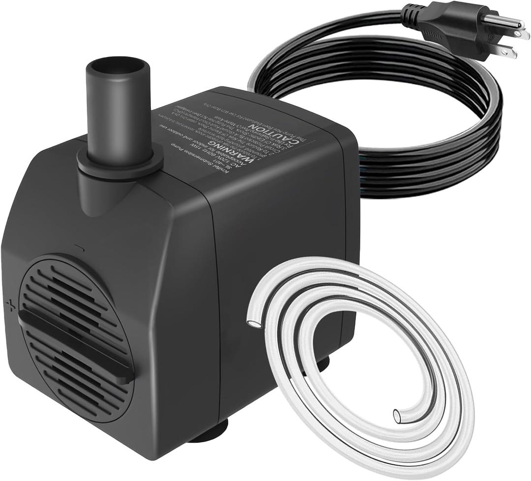 Submersible Pump 200GPH with AUTO-Shut-Off 5.2ft High Lift for Fountains, Hydroponics, Ponds, Aquariums & More Submersible Pump 200GPH with AUTO-Shut-Off 5.2ft High Lift for Fountains, Hydroponics, Ponds, Aquariums & More