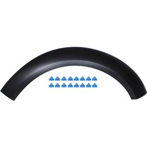 Front Passenger Side Wheel Fender Flare Molding with Clips for Dodge Charger 2020-2023