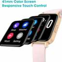 POIUZET Fitness Tracker, Fitness Watch with Blood Oxygen, Heart Rate Monitor, Steps Calories Counter, Sleep Monitor, Pedometer IP68 Waterproof, Smart Watch for Android iPhones